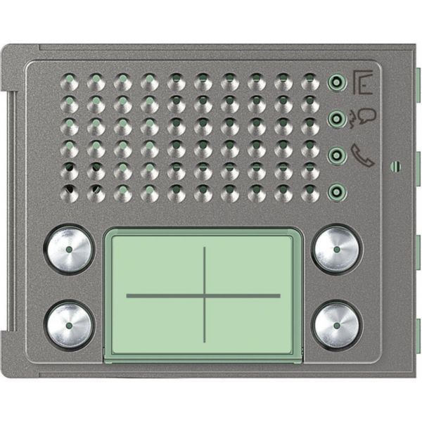 Sfera Robur speaker module Front cover with 4 Pushbutton on double column