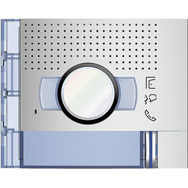 Sfera New audio video module Front cover with 1 pushbutton - Allmetal