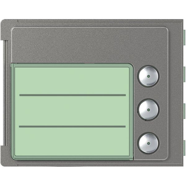 Sfera Robur 3-Pushbutton on single column Cover plate