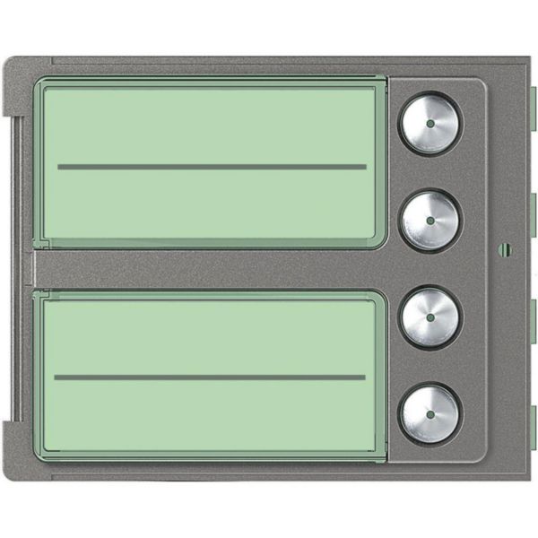 Sfera Robur 4-Pushbutton on single column Cover plate