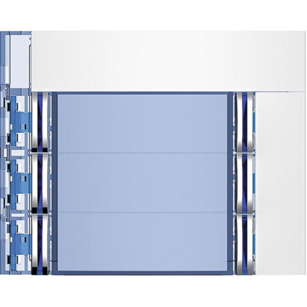 Sfera New 6-Pushbutton on double column Front cover - Allwhite