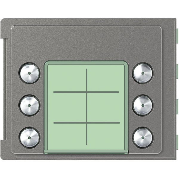 Sfera Robur  6-Pushbutton on double column Cover plate