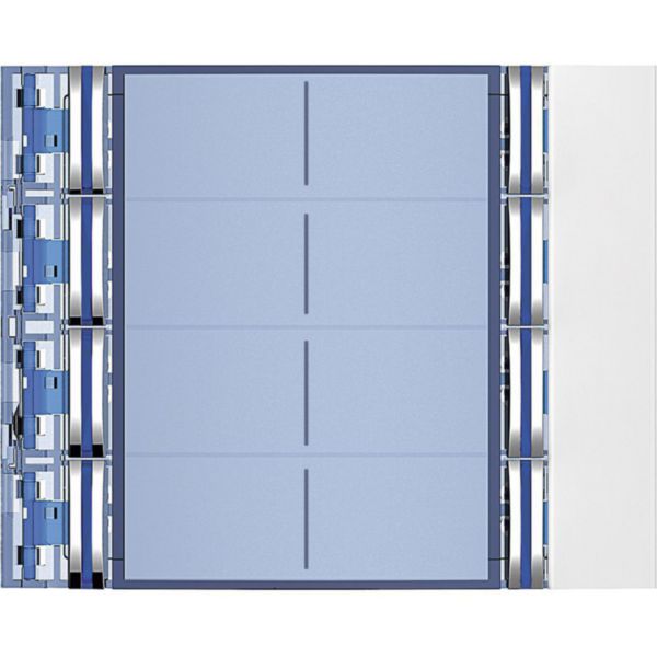 Sfera New 8-Pushbutton on double column Front cover - Allwhite