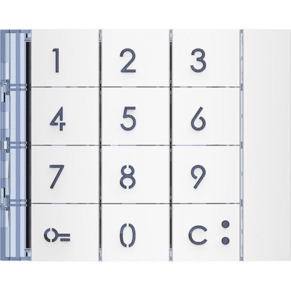 Sfera New numeric keypad module Front cover - Allwhite