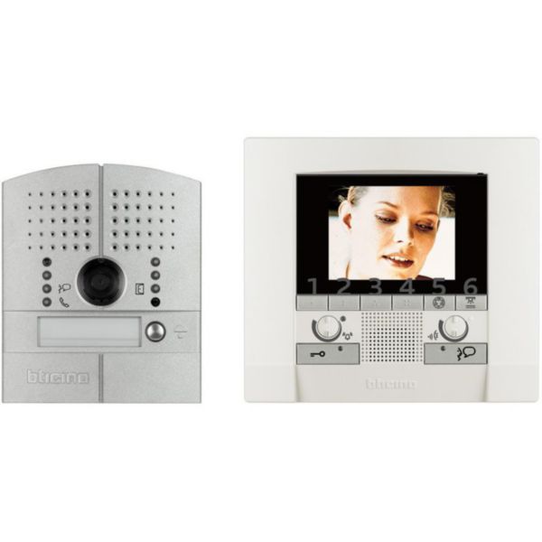 Video Kit 2 wire single-family colour with Linea 2000 pushbutton