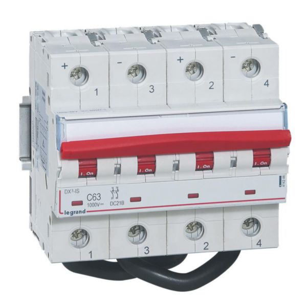 Disconnector for photovoltaic - In= 125A - Vn= 1000Vdc