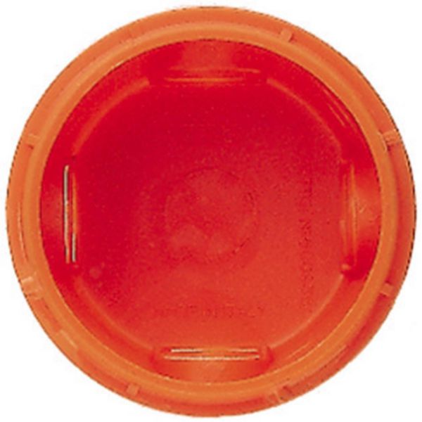 Round box in resin for flush-mounting
