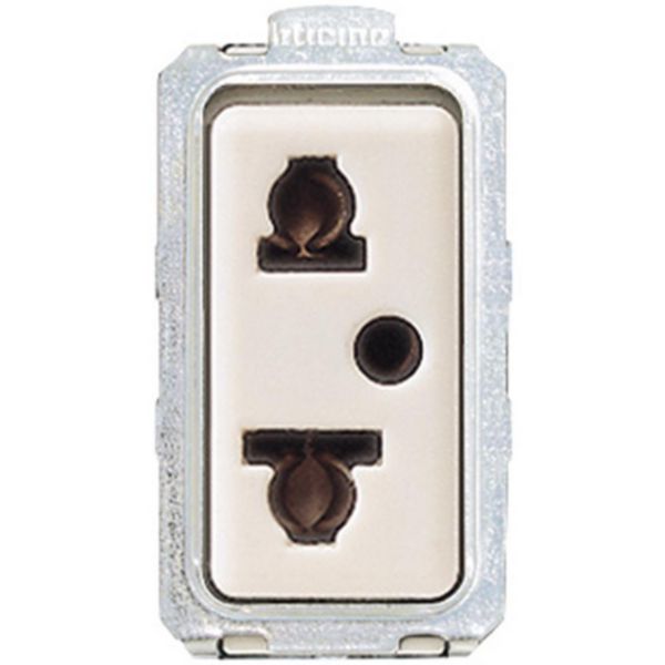 Socket 2P+T 10/15A - euroamerican standard