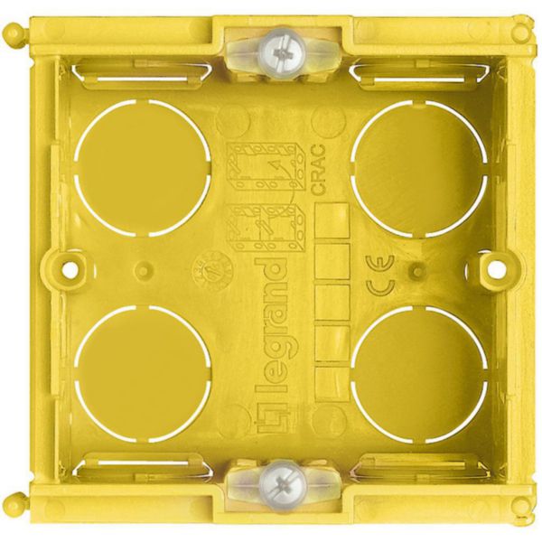 Flush-mounting Box - 2 modules in resin