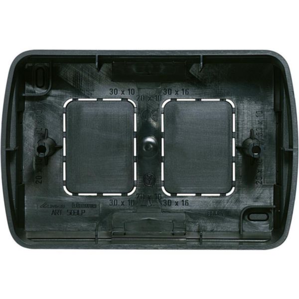 Wall-mounting box for 3 modules series Living