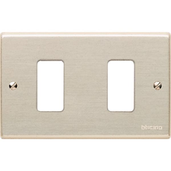 Cover plate 2 modules Matix