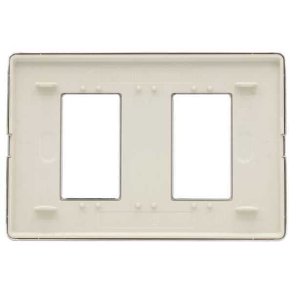 Cover plate 2 modules Matix