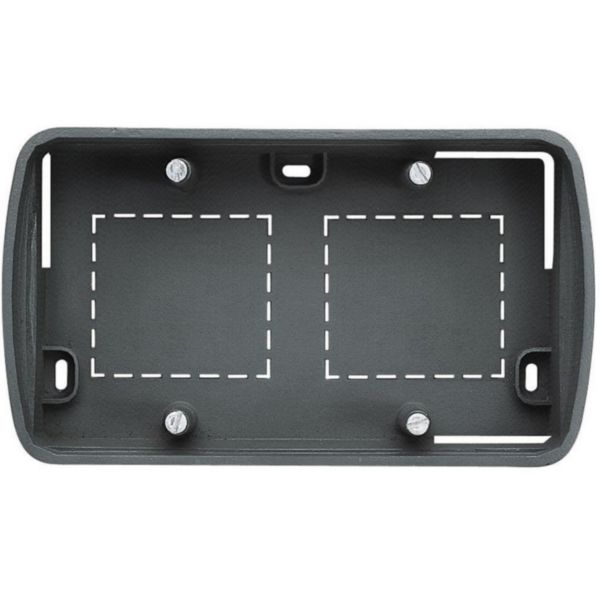 Wall-mounting box for 4 modules series Living