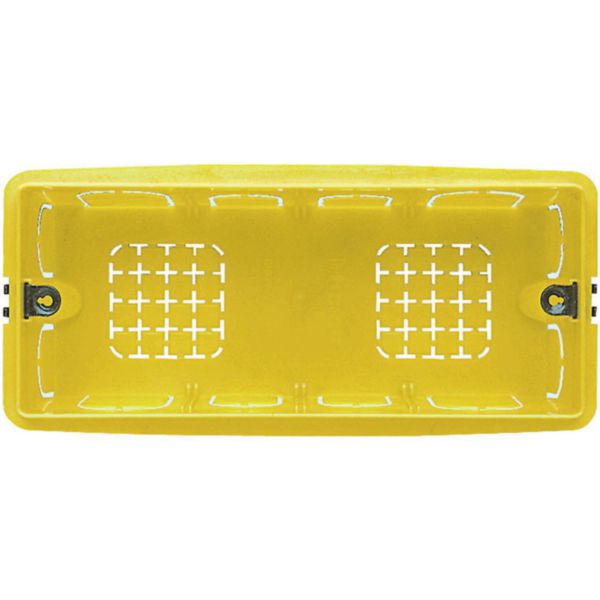 Flush-mounting box in resin for 5 modules serie Magic