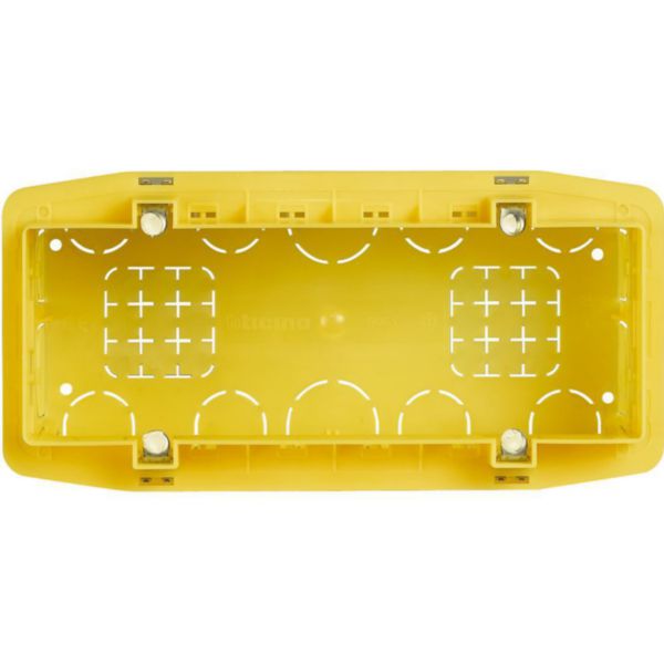 Flush-mounting box in resin 6/7 modules