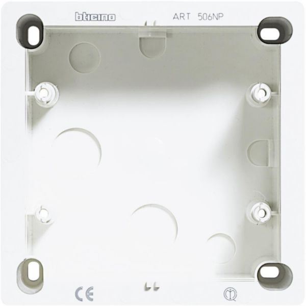 Wall-mounting box 3+3 modules for internal siren