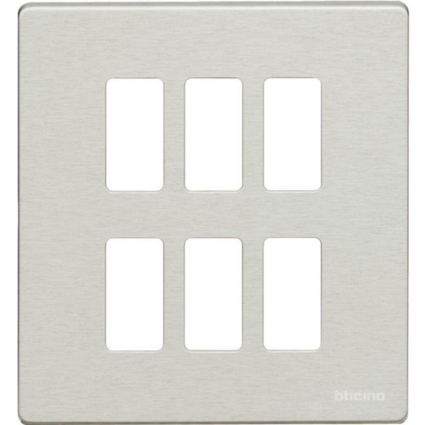 Cover plate 3+3 modules