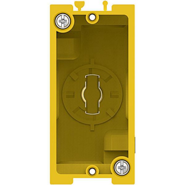 Flush-mounting box 1 module