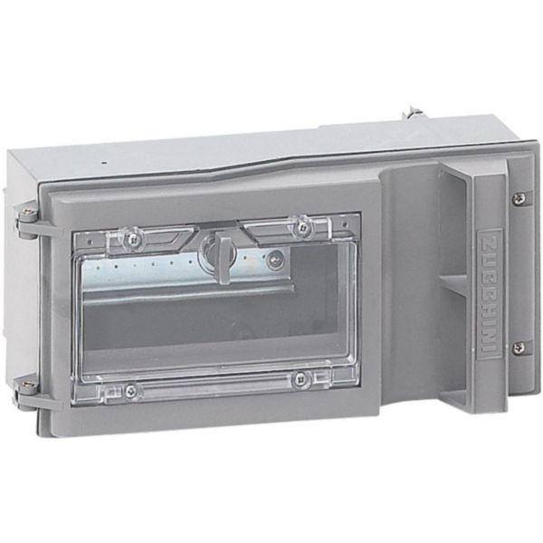 Tap-off box for MS with transparent cover and door 7 modules- In=63A