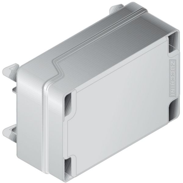 Empty tap-off box long for MS with DIN35 rail 8 modules - In=32A
