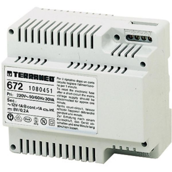 6 DIN power supply for Tersystem audio installation