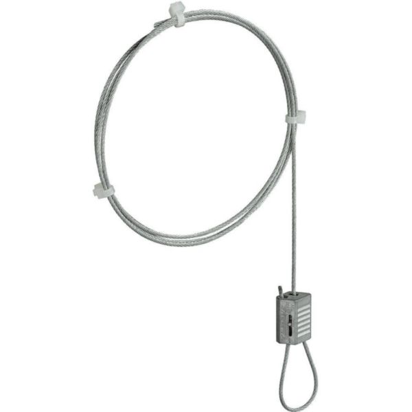 Steel cable 5 m with self-locking clamp