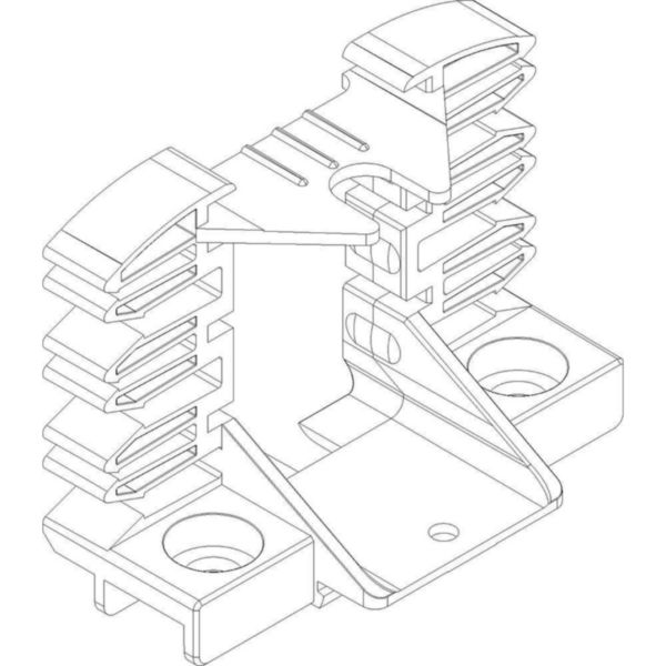 Insulated supports for earth busbars