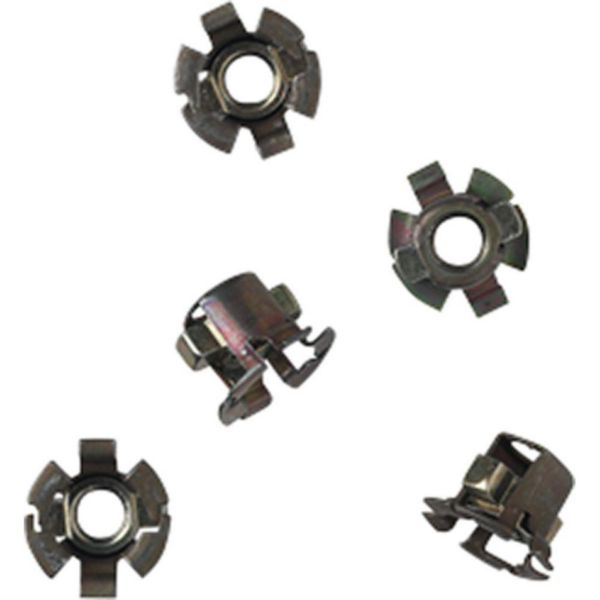M6 nut for internal fastenings on “U” rails
