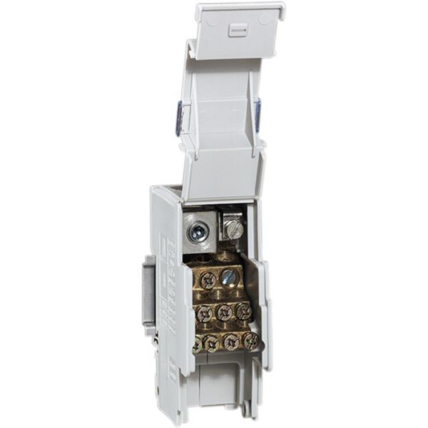 Distribution element 1P 125A for DIN35 rail