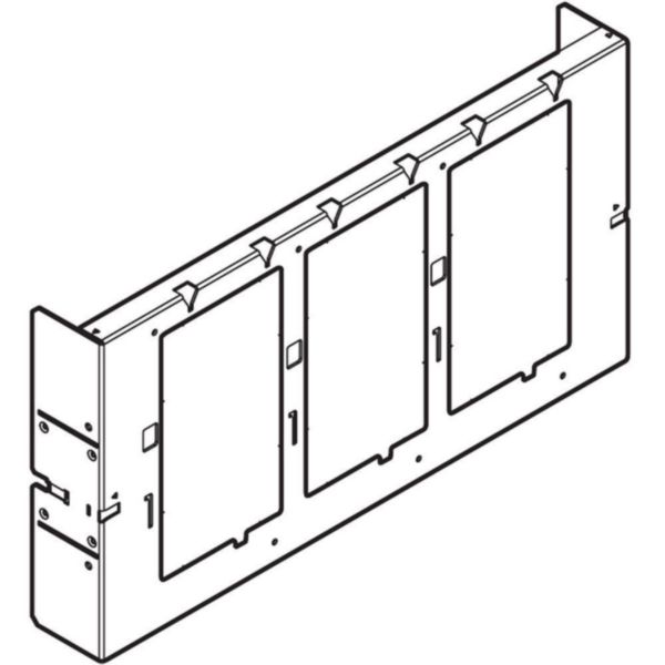 Sliding frame for M1 160 and M2 250 interlocked plug-in version