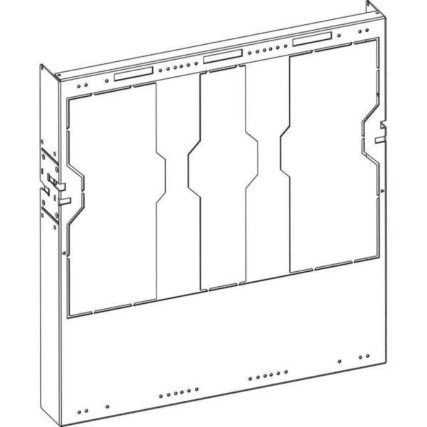 Frame for M160-250 with earth leakage module fixed version