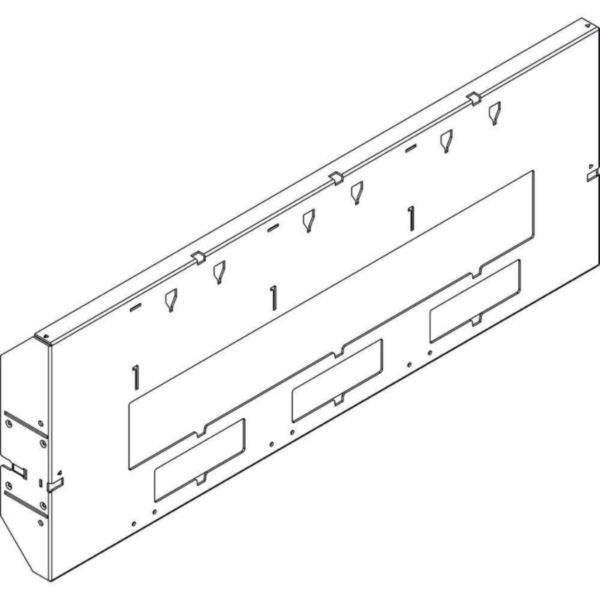 Frame for M160-630E with earth leakage module fixed version