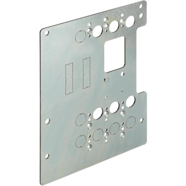 Fixing plate for sliding frame for M1 160 interlocked fixed version