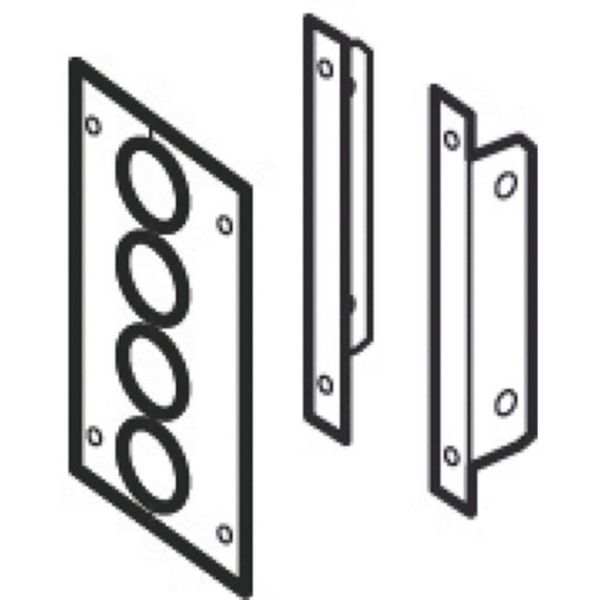 Side closure and wire outlet 3B/4A form H= 200 mm
