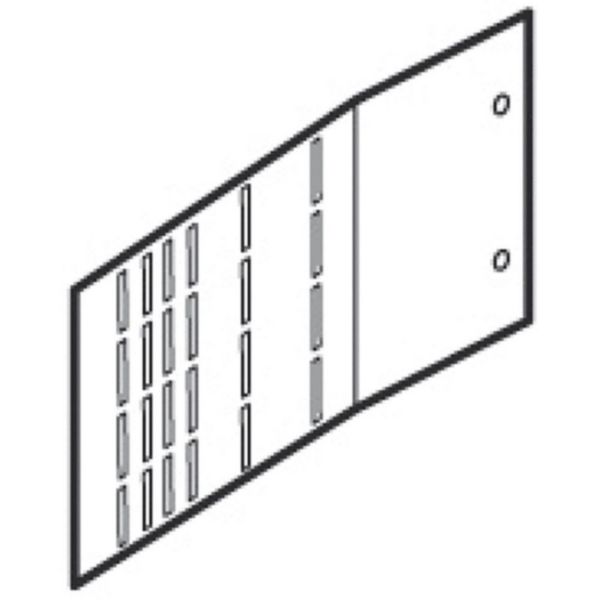 Vertical separation kit for circuit breaker inlet/outlet H= 200 mm