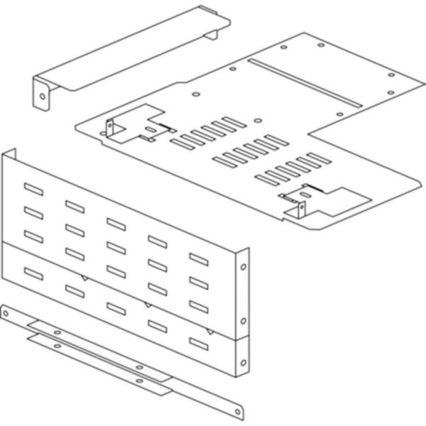 Upper closure for omnibus in cabinets with depth 600 mm