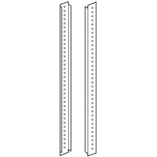 Pair of separation boards between risers and functional plates