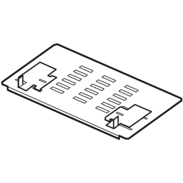 Separator between the circuit breaker plates for 2A, 3A, 3B and 4B forms