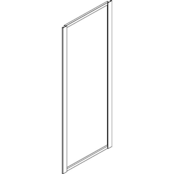 Set of front rail for HDX cabinets for IP30 finish HDX 850x1800mm