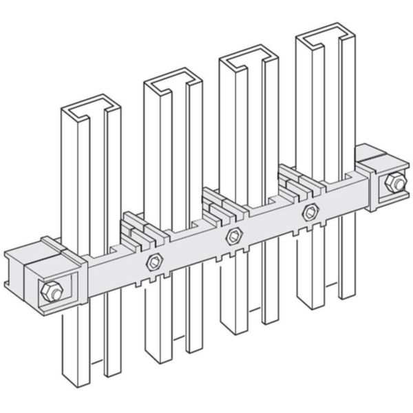 Busbar insulator (intermediate) vertical/horizontal for 1 busbar