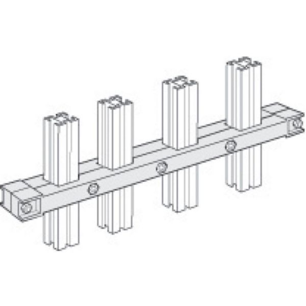 Busbar insulator (intermediate) vertical/horizontal for 1 busbar 4C for phase