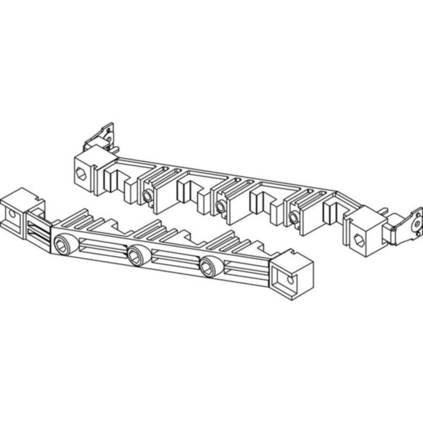 Busbar ladder insulator vertical/horizontal for 1 busbar