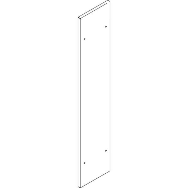 Metal sheet side panel for ventilation for cabinets MDX800 H= 2000mm