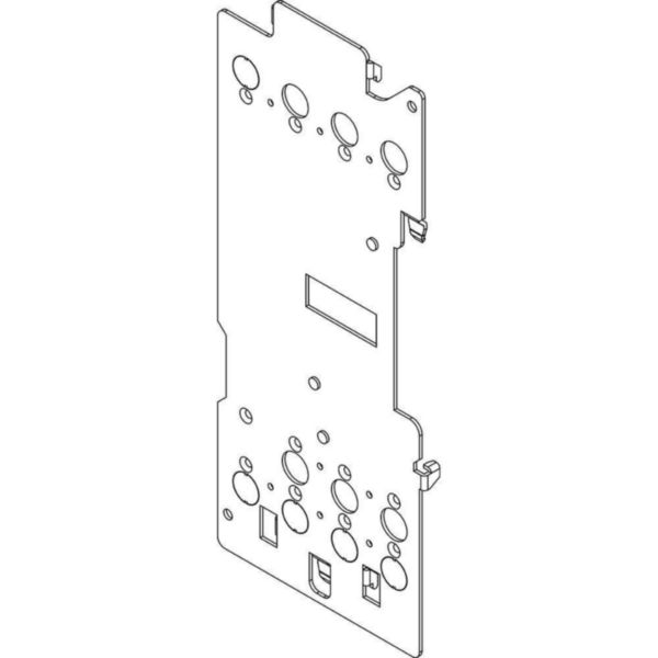 Fixing plate for sliding frame for M2 250 plug-in version