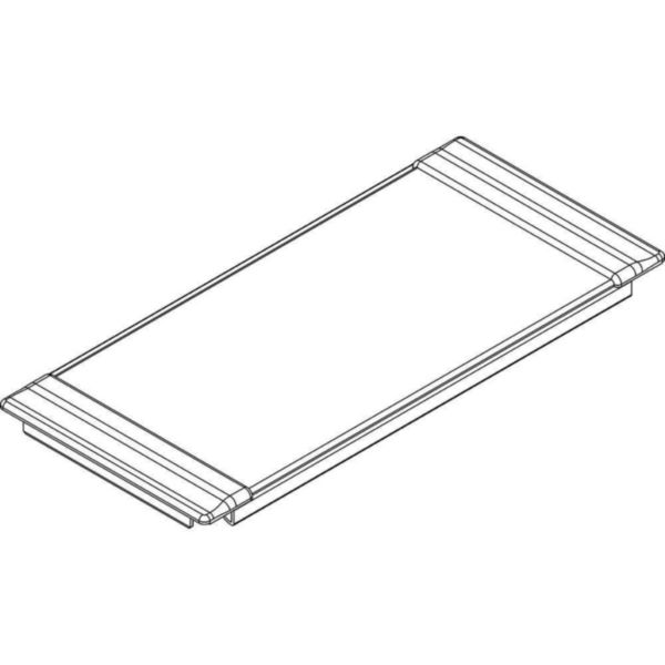 Cable entry plate for exterrnal busbar compartment