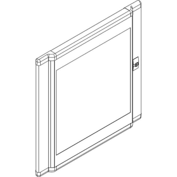 Curved glass door for distribution boards LDX400, LDX800 and LDX-P 600x600mm