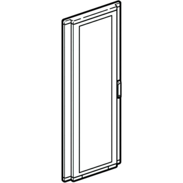 Curved glass door for cabinets LDX400 and LDX800 600x1400mm
