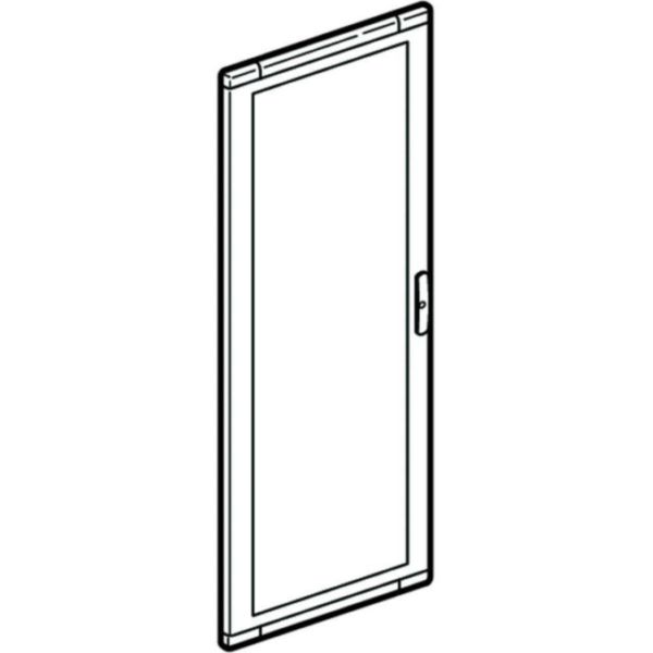 Curved glass door for cabinets LDX400 and LDX800 600x1400mm