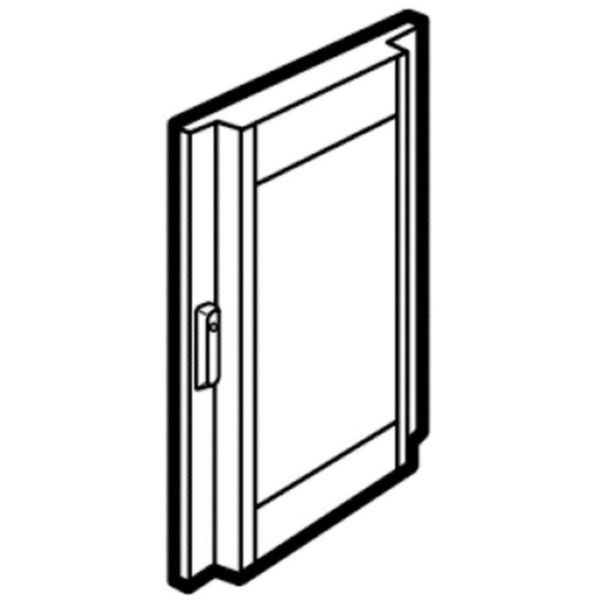 Curved glass door for cabinets LDX400 and LDX800 600x1400mm