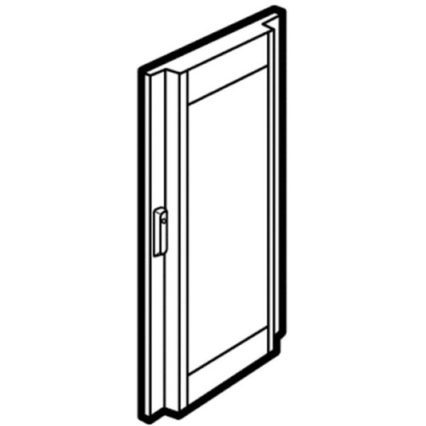 Curved glass door for cabinets LDX400 and LDX800 600x1400mm